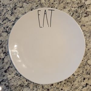 Rae Dunn "Eat" ceramic plate